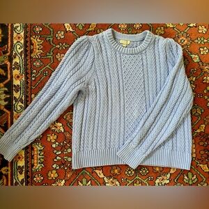 J. Crew cable knit sweater, XL